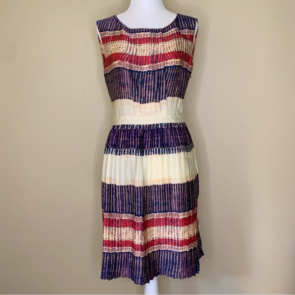 RACHEL Rachel Roy Striped A- Line Dress